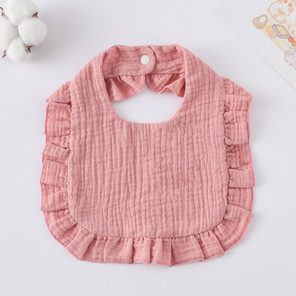 Korean Style Baby Feeding Bib | 0-1 Year | Solid Rubber powder