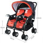 BAOBAOHAO 703A Twins Baby Stroller - Image 8
